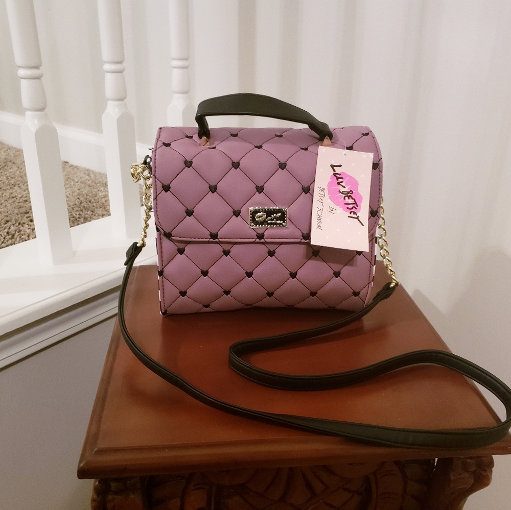 Betsey Johnson Quilted Purse - Picture 1 of 4